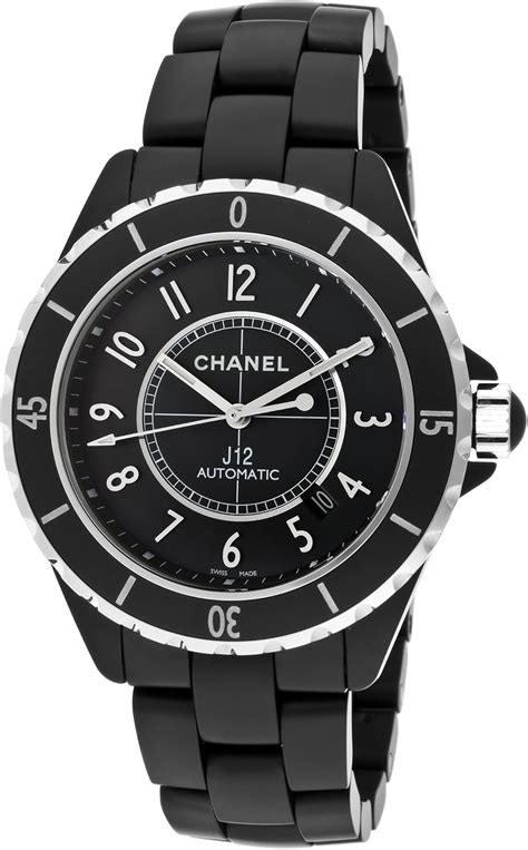 chanel black j12 watch price|Chanel j12 automatic watch price.